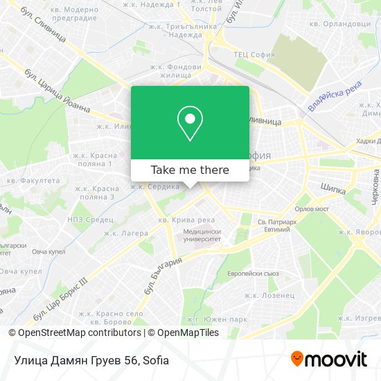 Улица Дамян Груев 56 map