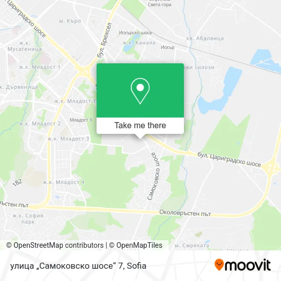 Карта улица „Самоковско шосе“ 7