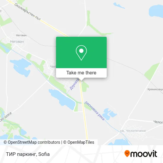 Карта ТИР паркинг