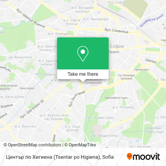 Център по Хигиена (Tsentar po Higiena) map