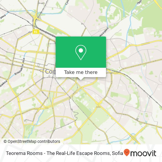 Teorema Rooms - The Real-Life Escape Rooms map