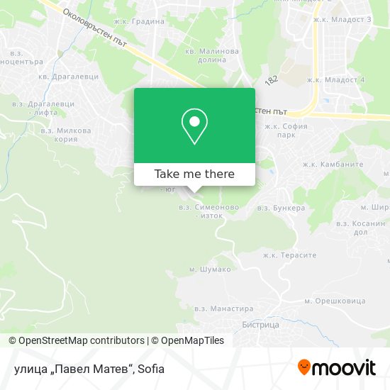 улица „Павел Матев“ map