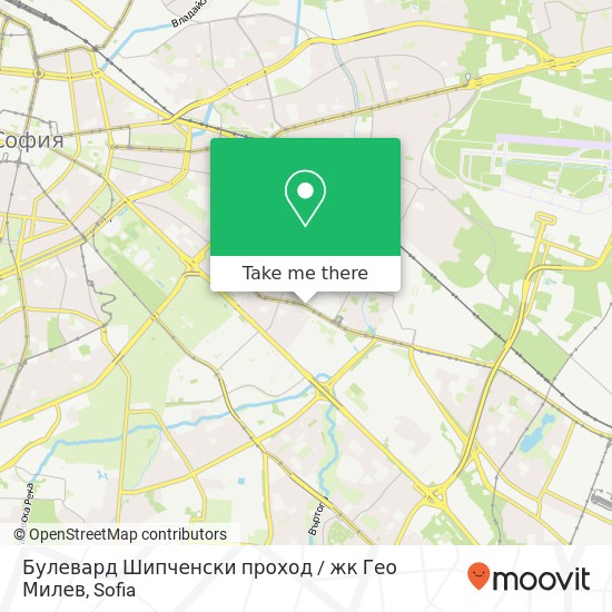Булевард Шипченски проход / жк Гео Милев map
