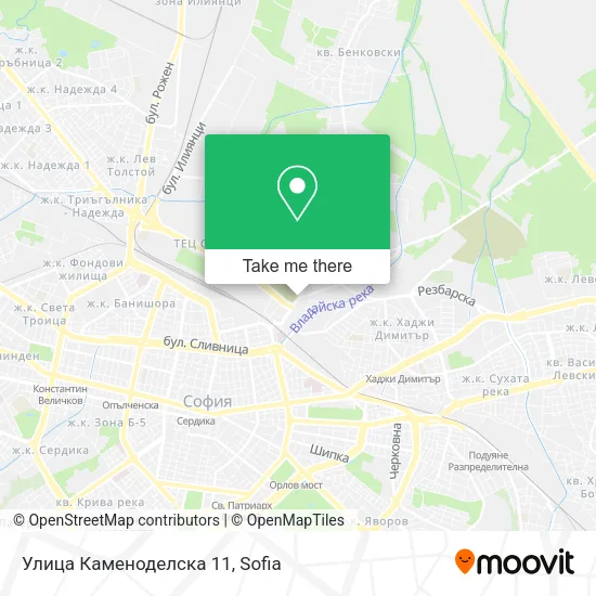 Карта Улица Каменоделска 11