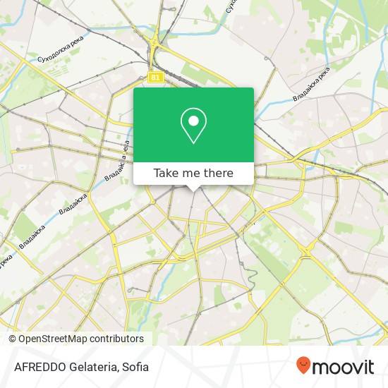 AFREDDO Gelateria map