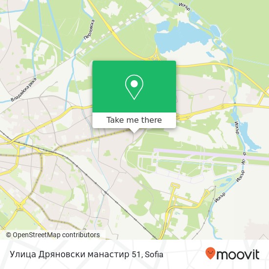 Улица Дряновски манастир 51 map