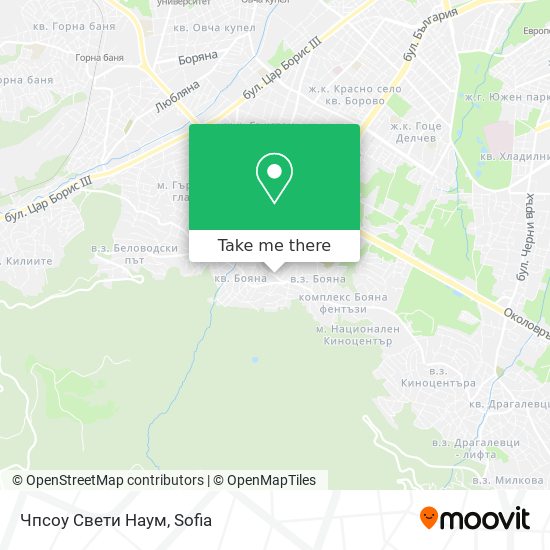 Чпсоу Свети Наум map