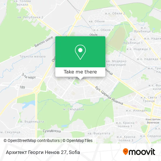 Карта Архитект Георги Ненов 27