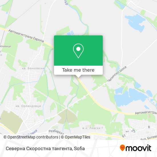 Северна Скоростна тангента map