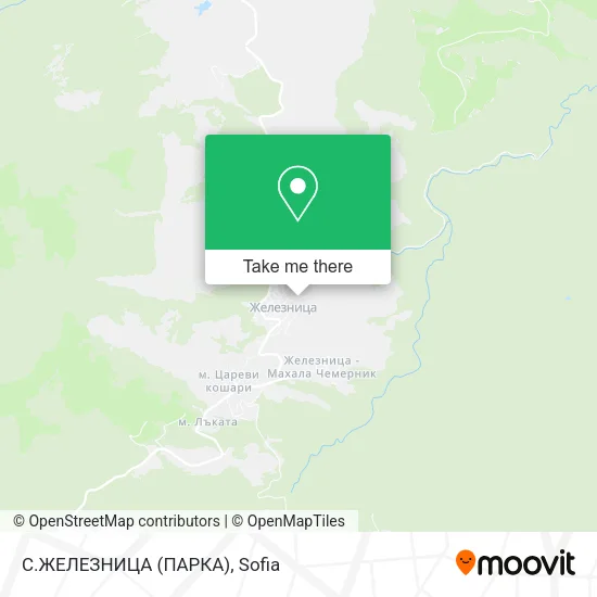 Карта С.ЖЕЛЕЗНИЦА (ПАРКА)