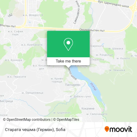 Карта Старата чешма (Герман)