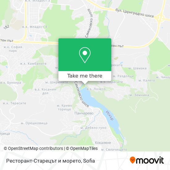 Ресторант-Старецът и морето map