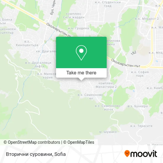 Карта Вторични суровини