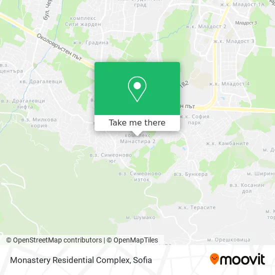 Карта Monastery Residential Complex