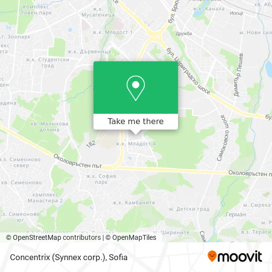 Concentrix (Synnex corp.) map