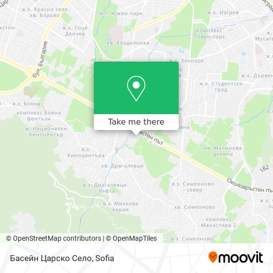 Басейн Царско Село map