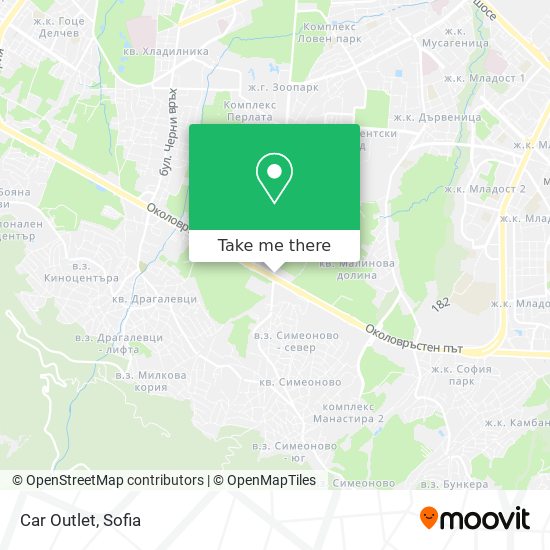 Car Outlet map