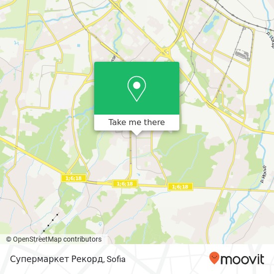 Супермаркет Рекорд map