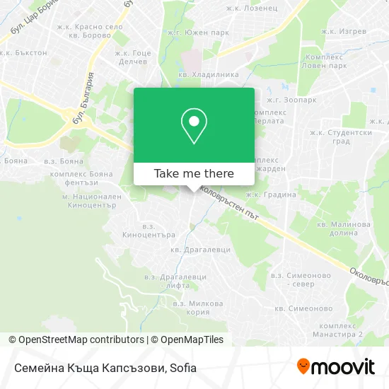 Карта Семейна Къща Капсъзови