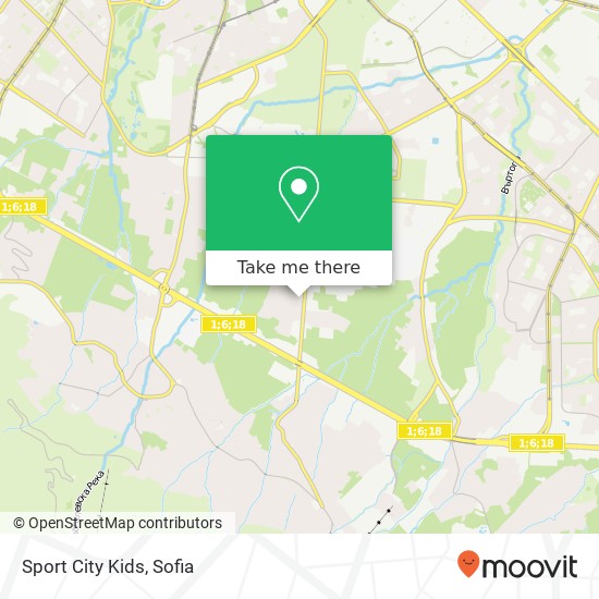 Карта Sport City Kids