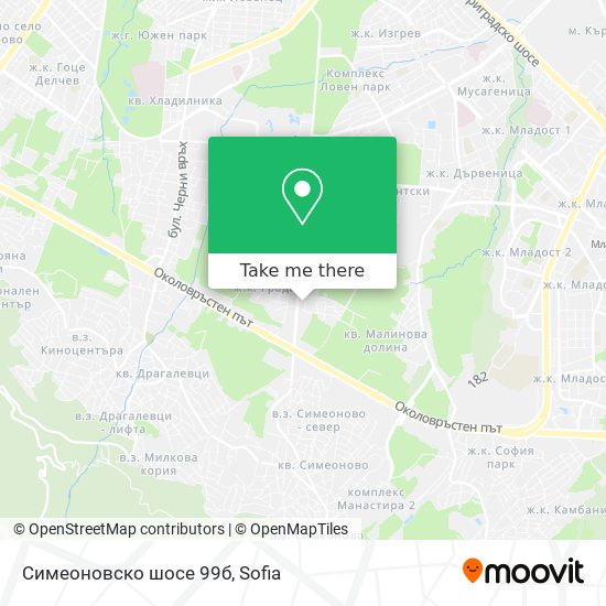 Симеоновско шосе 99б map