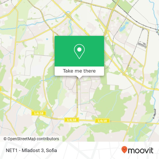 NET1 - Mladost 3 map