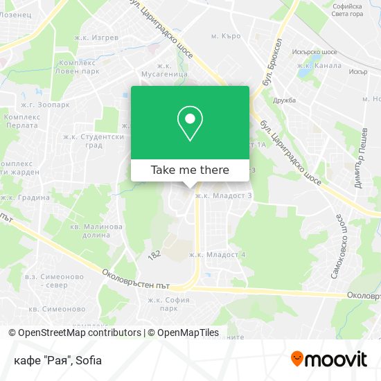 кафе "Рая" map