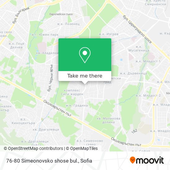 76-80 Simeonovsko shose bul. map