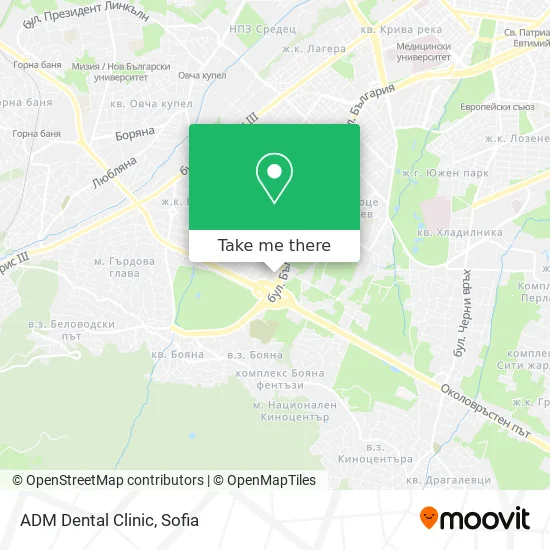 Карта ADM Dental Clinic