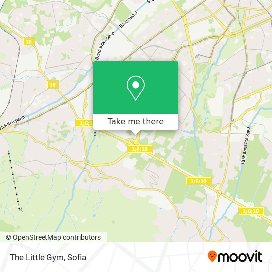 The Little Gym map
