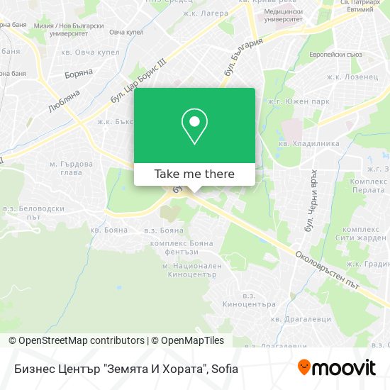 Бизнес Център "Земята И Хората" map