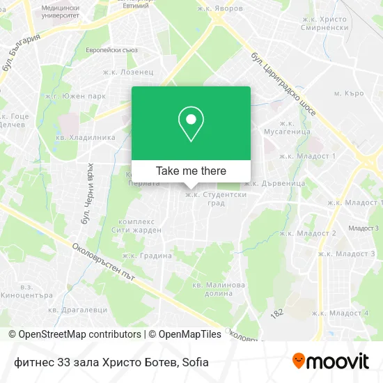Карта фитнес 33 зала Христо Ботев