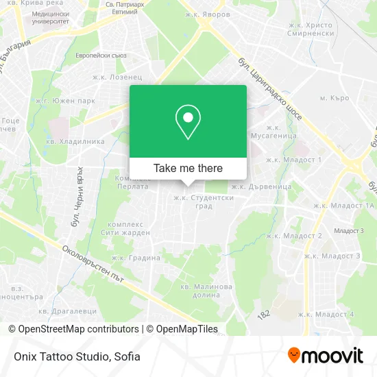 Карта Onix Tattoo Studio