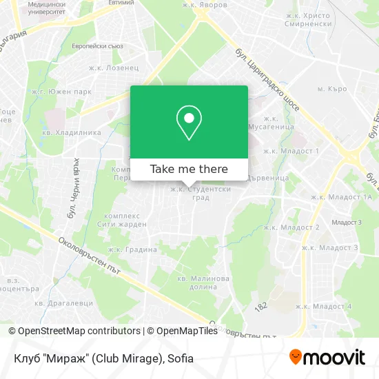 Карта Клуб "Мираж" (Club Mirage)