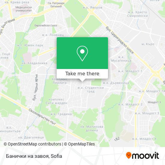 Банички на завоя map