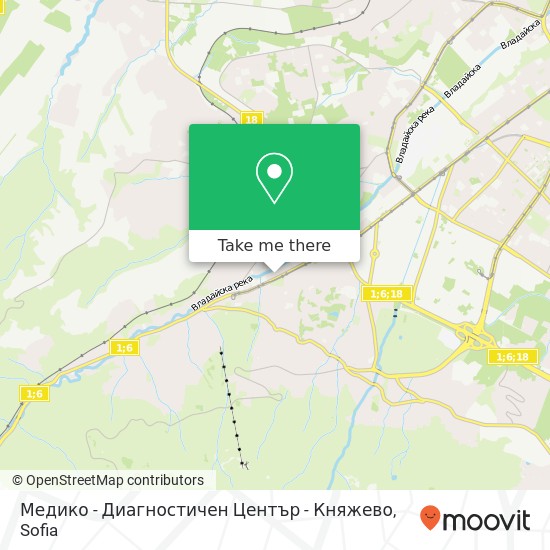 Медико - Диагностичен Център - Княжево map