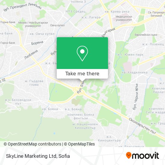 Карта SkyLine Marketing Ltd
