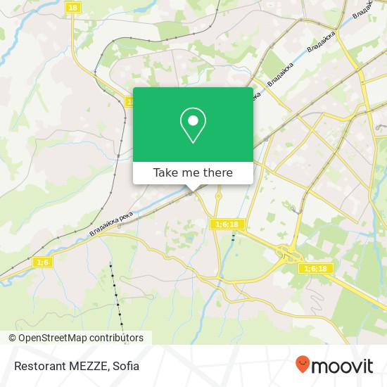 Restorant MEZZE map