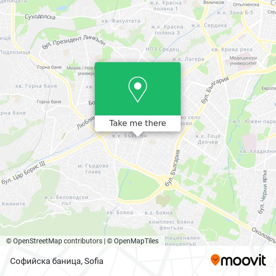 Софийска баница map