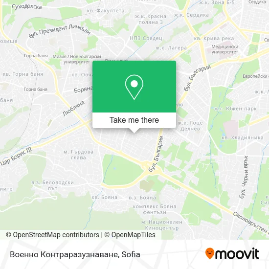 Карта Военно Контраразузнаване