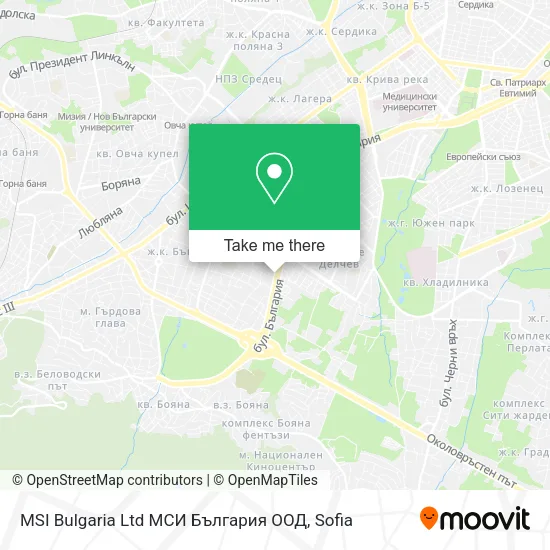 Карта MSI Bulgaria Ltd МСИ България ООД