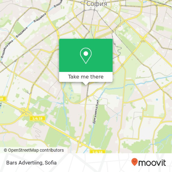 Bars Advertiing map