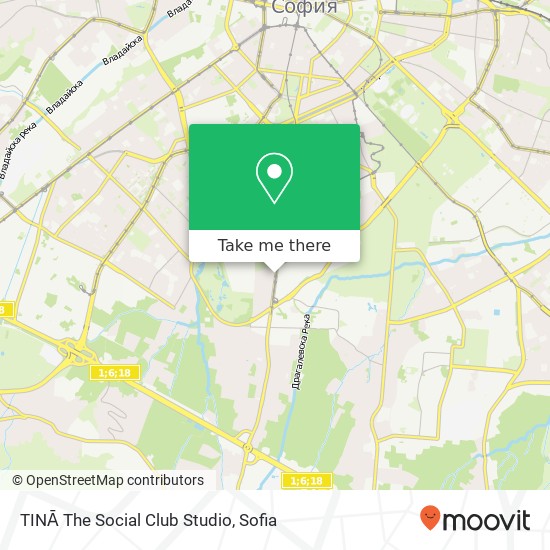 TINĀ The Social Club Studio map