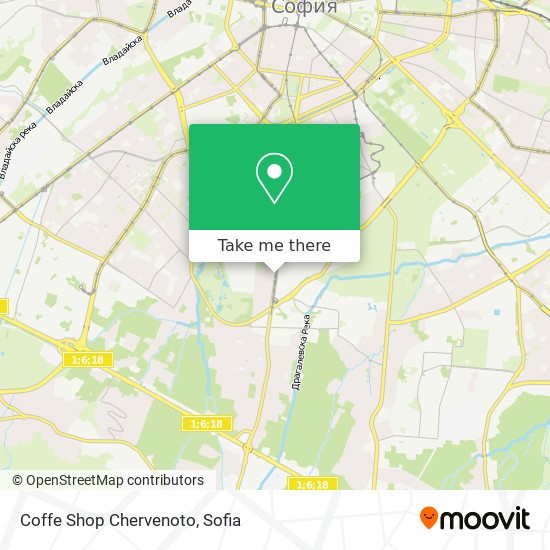 Coffe Shop Chervenoto map