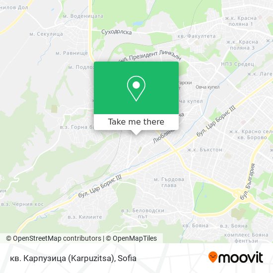 кв. Карпузица (Karpuzitsa) map