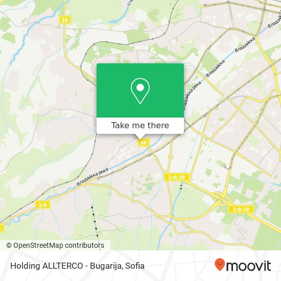 Holding ALLTERCO - Bugarija map