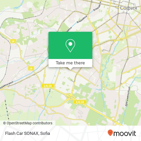 Flash Car SONAX map
