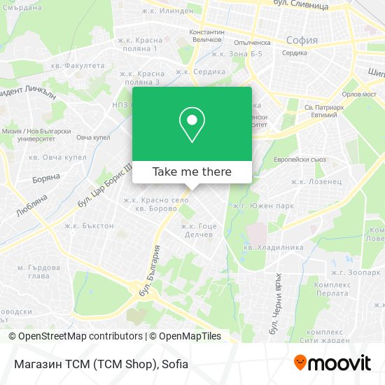 Магазин TCM (TCM Shop) map