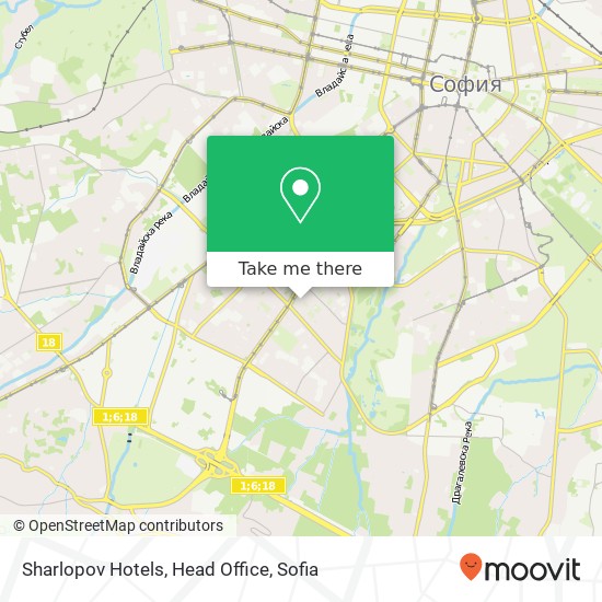 Sharlopov Hotels, Head Office map