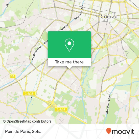 Карта Pain de Paris
